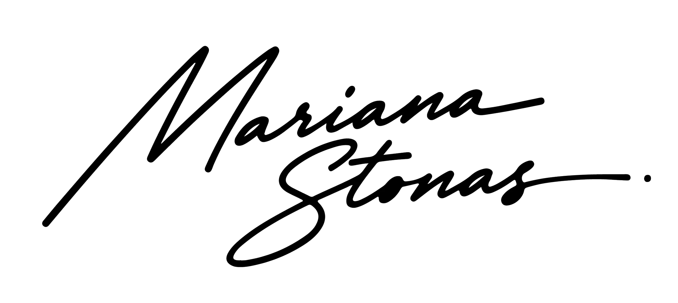 Assinatura de Mariana Stonas